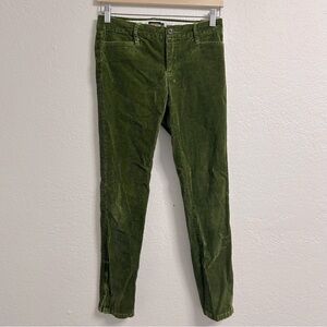 Rugby Ralph Lauren Green Corduroy Pants, Size 2